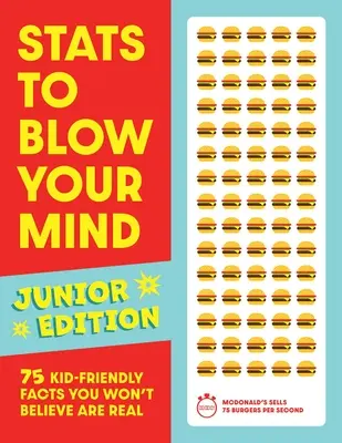 STATS to Blow Your Mind, Junior Edition : 75 faits qui ne manqueront pas d'intéresser les enfants et que tu ne pourras pas croire réels - STATS to Blow Your Mind, Junior Edition: 75 Kid-Friendly Facts You Won't Believe Are Real