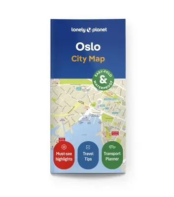 Carte de la ville d'Oslo de Lonely Planet - Lonely Planet Oslo City Map