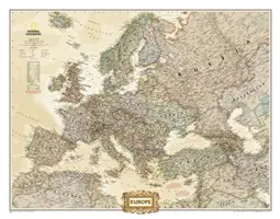 National Geographic : Carte murale exécutive de l'Europe - National Geographic: Europe Executive Wall Map