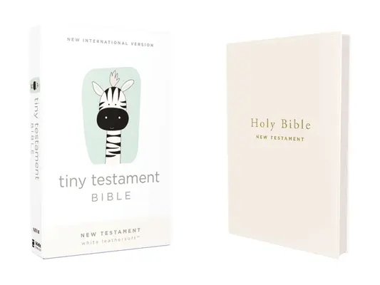 Niv, Tiny Testament Bible, Nouveau Testament, Leathersoft, White, Comfort Print - Niv, Tiny Testament Bible, New Testament, Leathersoft, White, Comfort Print
