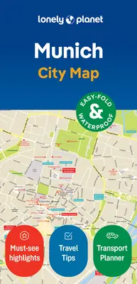 Lonely Planet - Plan de la ville de Munich - Lonely Planet Munich City Map