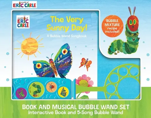 Eric Carl Bubble Wand Songbook Very Sunny Day Sound Book Set