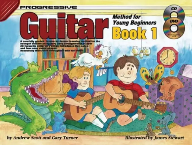 Méthode de guitare progressive pour jeunes débutants-Bk 1 - Progressive Guitar Method for Young Beginners-Bk 1