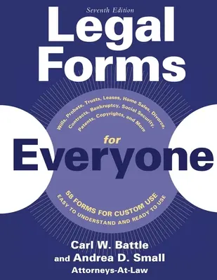 Formulaires juridiques pour tous : Testaments, successions, fiducies, baux, ventes de maisons, divorces, contrats, faillites, sécurité sociale, brevets, droits d'auteur, etc. - Legal Forms for Everyone: Wills, Probate, Trusts, Leases, Home Sales, Divorce, Contracts, Bankruptcy, Social Security, Patents, Copyrights, and