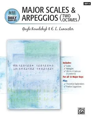 Daily Warm-Ups, Bk 5 : Major Scales & Arpeggios (en anglais) - Daily Warm-Ups, Bk 5: Major Scales & Arpeggios