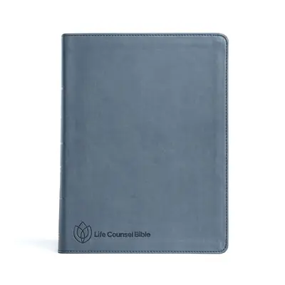 CSB Life Counsel Bible, bleu ardoise Leathertouch, indexée : Sagesse pratique pour toute la vie - CSB Life Counsel Bible, Slate Blue Leathertouch, Indexed: Practical Wisdom for All of Life