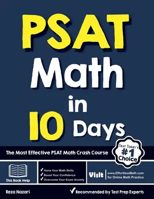 PSAT Math en 10 jours : Le cours accéléré de mathématiques du PSAT le plus efficace - PSAT Math in 10 Days: The Most Effective PSAT Math Crash Course