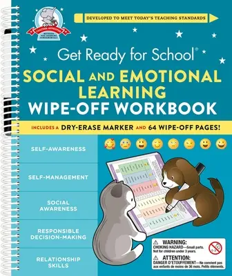 Prêt pour l'école : Social and Emotional Learning Wipe-Off Workbook (cahier d'exercices pour l'apprentissage social et émotionnel) - Get Ready for School: Social and Emotional Learning Wipe-Off Workbook