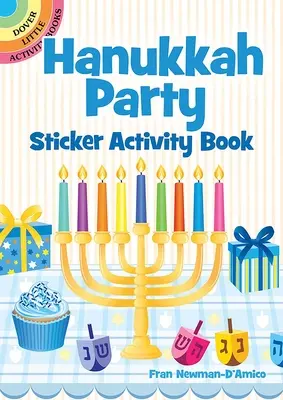 Livre d'activités d'autocollants pour la fête de Hanoukka - Hanukkah Party Sticker Activity Book