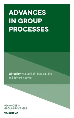 Progrès dans les processus de groupe - Advances in Group Processes
