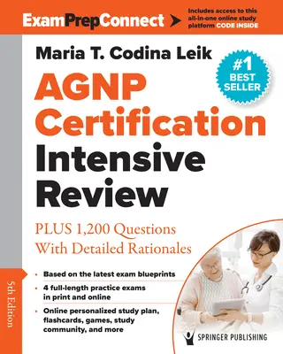 Révision intensive de la certification Agnp : Plus 1 200 questions avec des justifications détaillées - Agnp Certification Intensive Review: Plus 1,200 Questions with Detailed Rationales