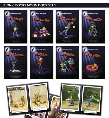 Livres Phoniques Moon Dogs Set 1 - Phonic Books Moon Dogs Set 1