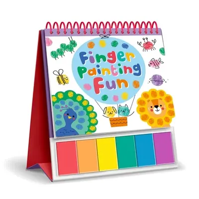 Finger Painting Fun : Livre de coloriage sur chevalet avec 6 peintures - Finger Painting Fun: Easel Coloring Book with 6 Paints