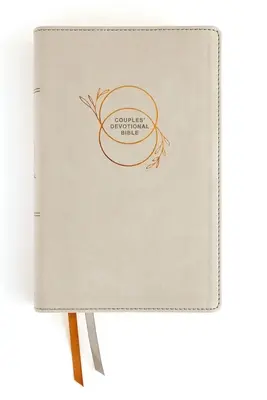 Niv, Couples' Devotional Bible (Build a Biblical Foundation for Your Marriage), Leathersoft, Stone, Comfort Print : Grandir ensemble dans le Christ - Niv, Couples' Devotional Bible (Build a Biblical Foundation for Your Marriage), Leathersoft, Stone, Comfort Print: Growing Together in Christ