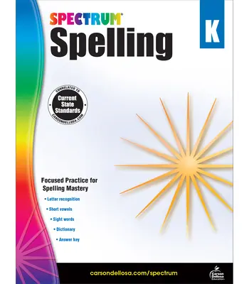 Spectrum Spelling, Grade K