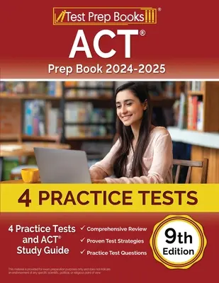 Livre de préparation à l'ACT 2024-2025 : 4 tests pratiques et guide d'étude ACT [9e édition] - ACT Prep Book 2024-2025: 4 Practice Tests and ACT Study Guide [9th Edition]