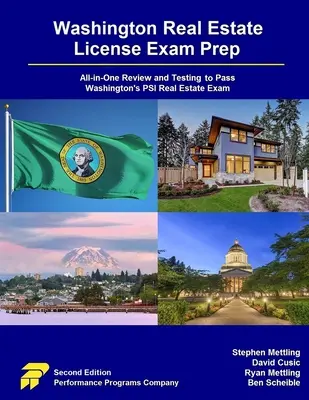 Préparation à l'examen de licence immobilière de Washington : Révision et test tout-en-un pour réussir l'examen PSI de l'immobilier dans l'État de Washington - Washington Real Estate License Exam Prep: All-in-One Review and Testing to Pass Washington's PSI Real Estate Exam