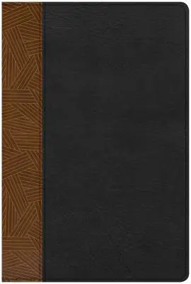 CSB Rainbow Study Bible, Noir/Tan Leathertouch - CSB Rainbow Study Bible, Black/Tan Leathertouch