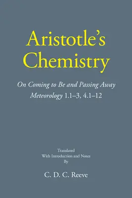 La chimie d'Aristote - Aristotle's Chemistry