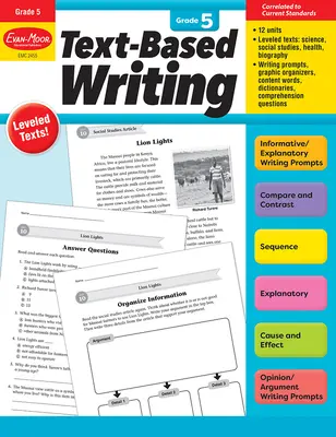 Écriture basée sur le texte, 5e année - Ressource pour l'enseignant - Text-Based Writing, Grade 5 Teacher Resource