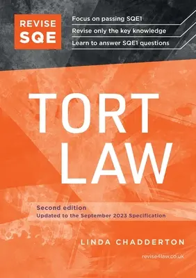 Réviser le SQE Droit de la responsabilité civile - Revise SQE Tort Law